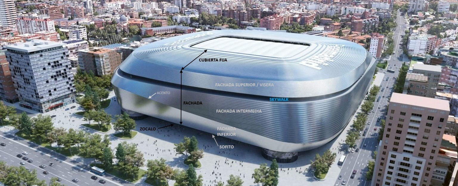 Figura 1. Parte de la envolvente y de la Fachada. Vista desde el Oeste fly_10813.jpg